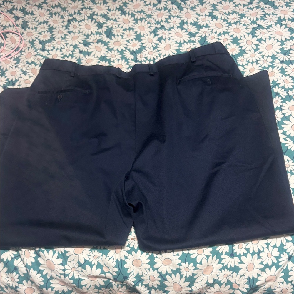 Haggar Navy Blue Trousers - Picture 5 of 6
